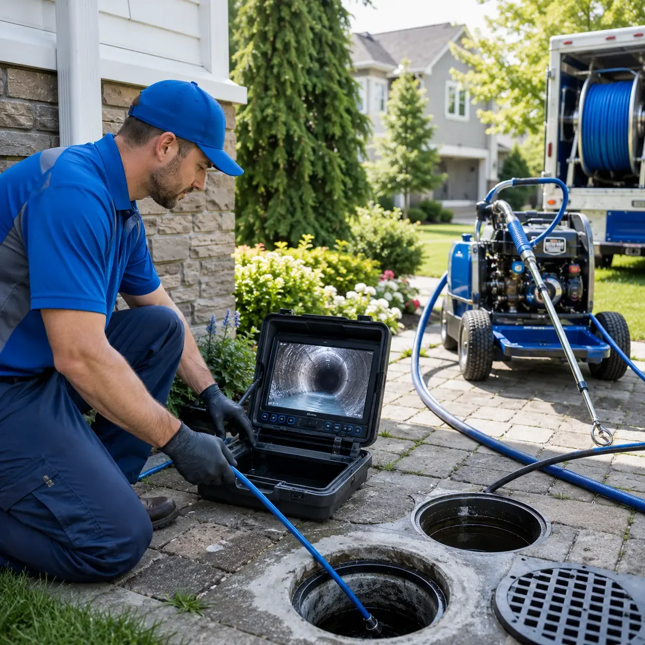 Outdoor drain cleaning professionals serving Plainfield, WI